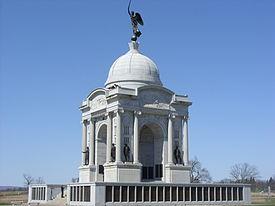 Pennsylvania Memorial at Gettysburg Battlefield 